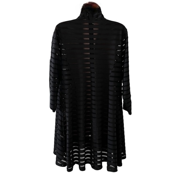 Vivian Wong open front  Black Duster  - Size Large - Picture 6 of 10